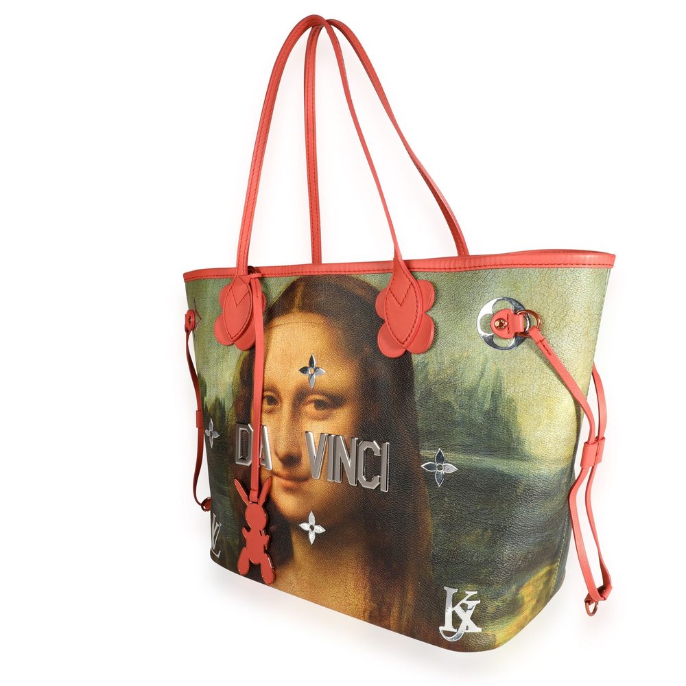 Louis Vuitton x Jeff Koons Masters Collection Mona Lisa Neverfull MM - Picture 2 of 8